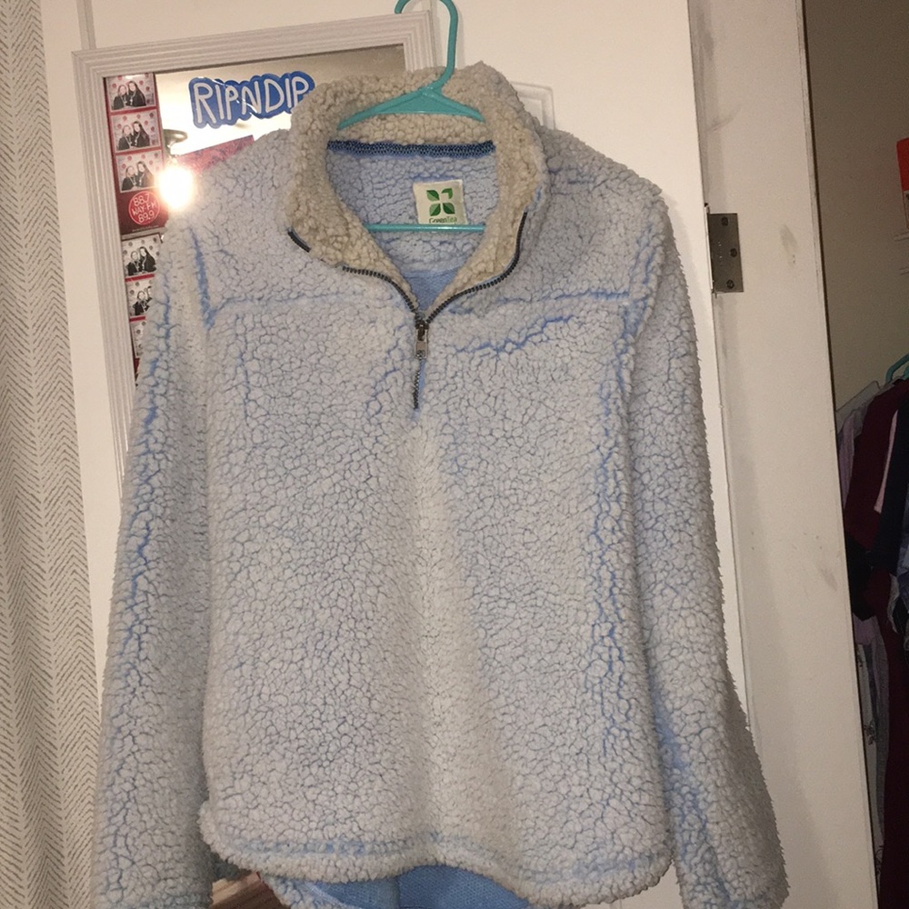 BLUE SHERPA JACKET